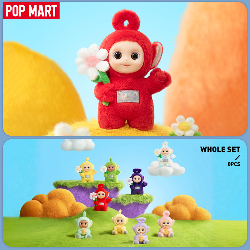 POP MART Teletubbies "Say Hello" Series Figures Blind Box Action Toys รูปของขวัญวันเกิดของเล่นเด็ก (ทั้งชุด)