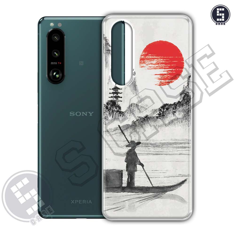 เคสสําหรับ Sony Xperia 5 ii, xperia 5 iii, Xperia 5 IV หลายรุ่น SLC24 ภาพวาดหมึก