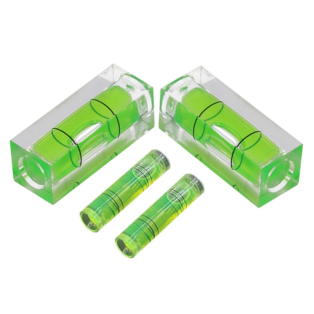 [สต็อก] 4 ชิ้นสแควร์/รอบ Spirit Level Bubble Small Leveller สําหรับ Leveller ยางปรับระดับ 40 มม. CH