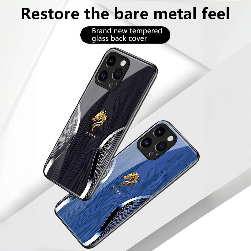 เคสสำหรับ Samsung A15 4G A15 5G A16 5G A13 5G A24 A54 A55 A34 A35 5G A13 Lite A14 5G เคสโทรศัพท์มังกรเปลือกแก้วกันกระแทก - รูปที่ 2