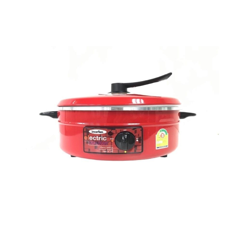 IMARFLEX กะทะไฟฟ้า #MP-12Q คละสี