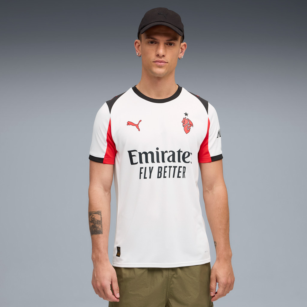 PUMA قميص إيه سي ميلان خارجي 25/26 رجالي — أبيض