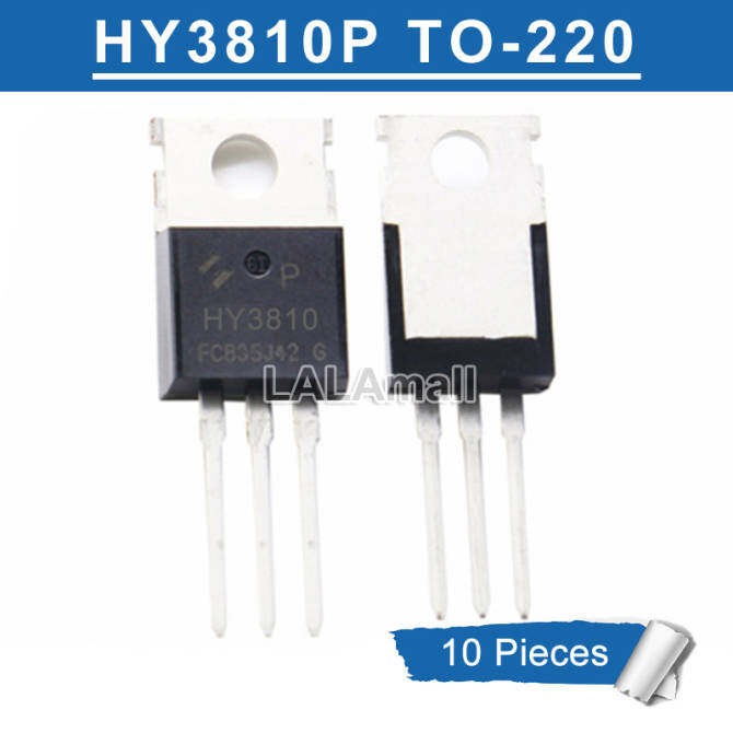10pcs HY3810 TO-220 HY3810P TO220 100V/180A MOSFET ทรานซิสเตอร์ใหม่เปลี่ยน HY3810NA2P