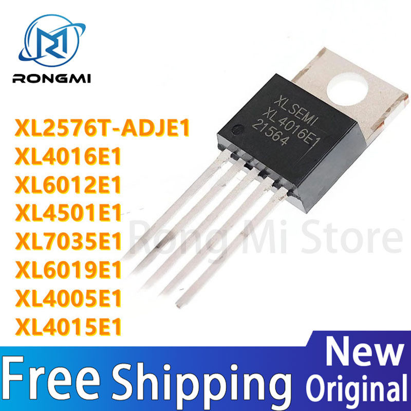 5 ชิ้น 100% ใหม่ XL6012E1 XL4016E1 XL2576T-ADJE1 TO-220-5 TO220-5 XL4015E1 XL4005E1 XL6019E1 XL7035E