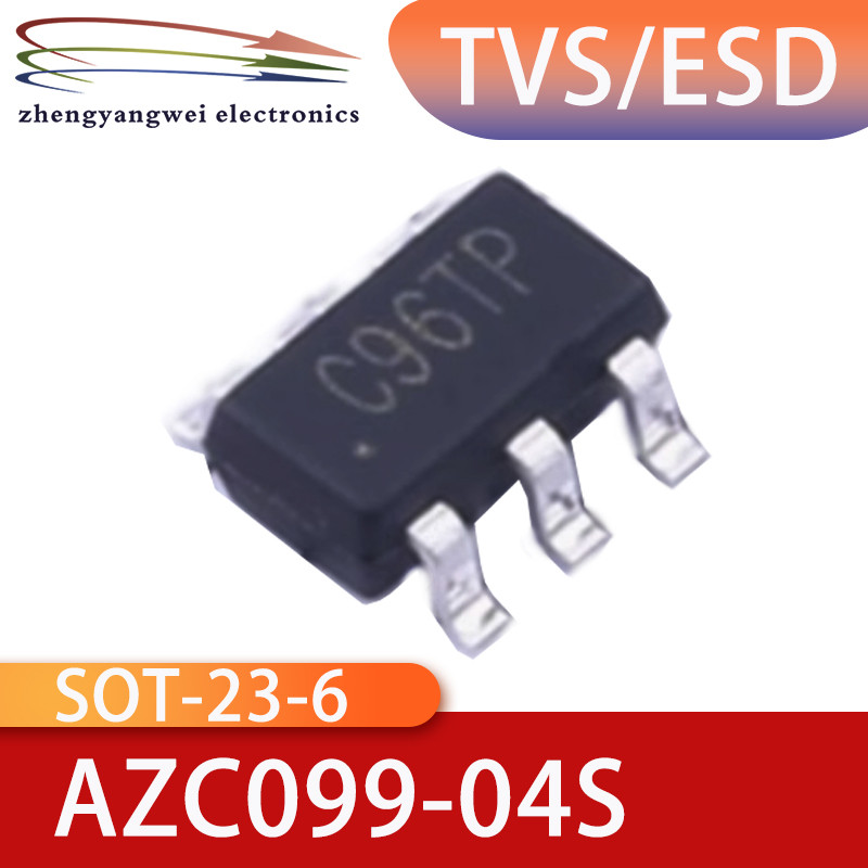 AZC099-04S-R7G AZC099-04S.R7G AZC099 AZC099-04 รหัส C96 SOT23-6 Static and Surge Protection