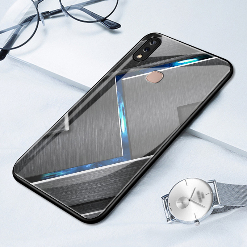 เคสสำหรับ VIVO Y85 Y85A V9 V9 Pro V9 Youth Z1 Z1i Z3x เคสโทรศัพท์เส้นสายเปลือกแก้วกันกระแทก