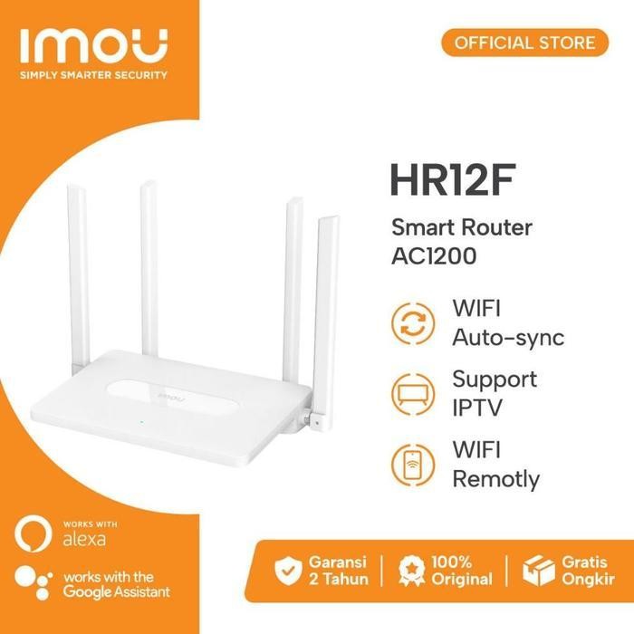 IMOU HR12F SMART ROUTER AC-1200 DUAL-BAND WI-FI