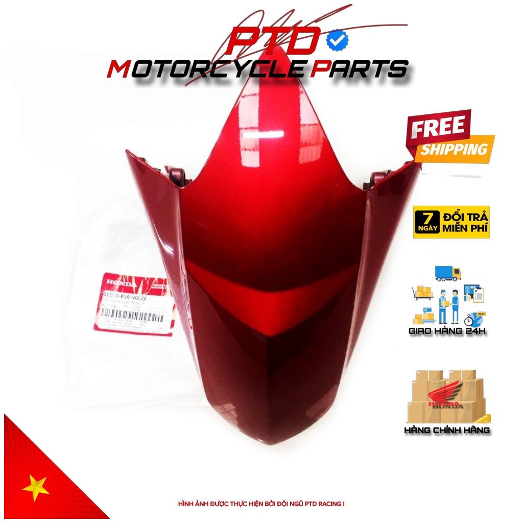 บังโคลนหน้า HONDA Winner 150 V1 (RS150 V1 V2) สีแดง _ _T20