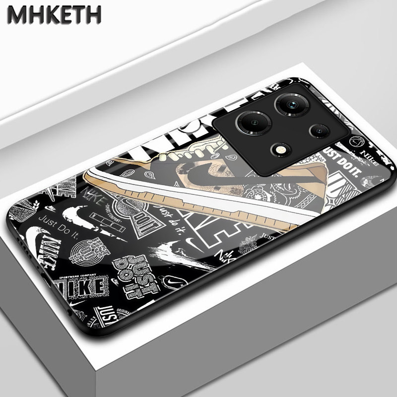 เคสสำหรับ Infinix Note 30 4G Note 30 5G Gt 20 pro เคสโทรศัพท์วัสดุแก้วเกรดสูงกันตกแบรนด์อินเทรนด์