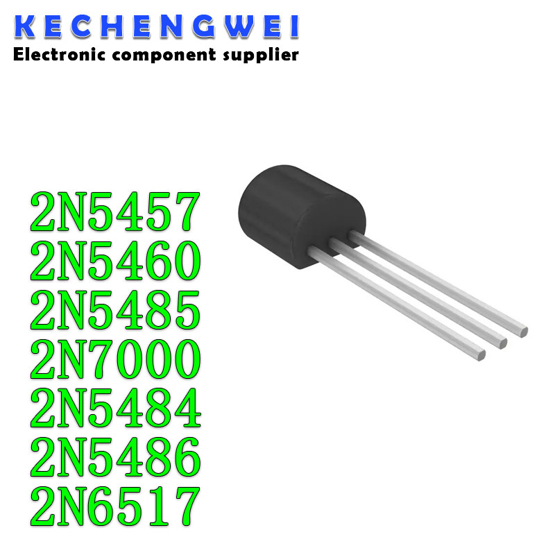20pcs 2N5457 5457 TO-92 2N5457 2N5460 2N5485 2N7000 2N54 2N5462 2N6517 ทรานซิสเตอร์วัตถุประสงค์ทั่วไ