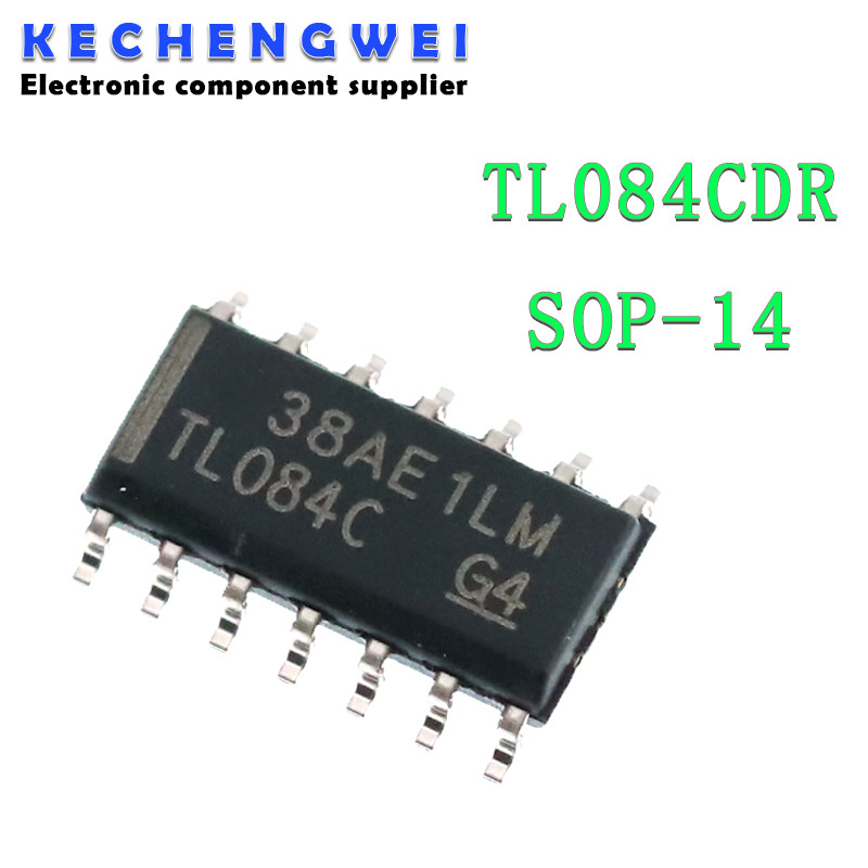 10PCS TL084CDT SOP14 TL084 SOP 084C SMD TL084CDR SOP-14 TL084C ใหม่และต้นฉบับ IC