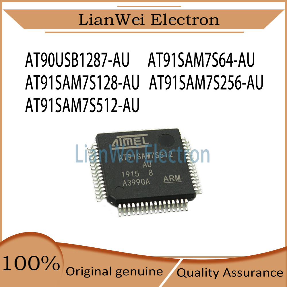 ใหม่ล่าสุด AT90USB1287 AT91SAM7S64 AT91SAM7S128 AT91SAM7S256 AT90USB1287-AU AT91SAM7S64-AU AT91SAM7S