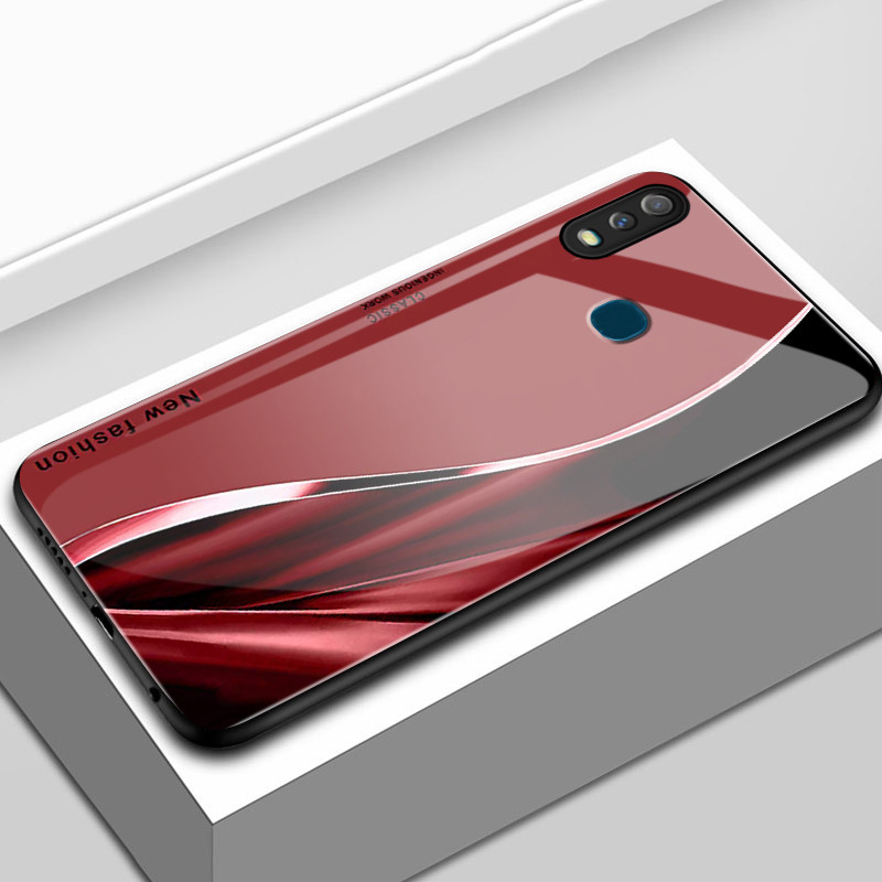 เคสสำหรับ VIVO Y11 2019 Y3 2019 เคสโทรศัพท์เส้นเปลือกแก้วกันกระแทก