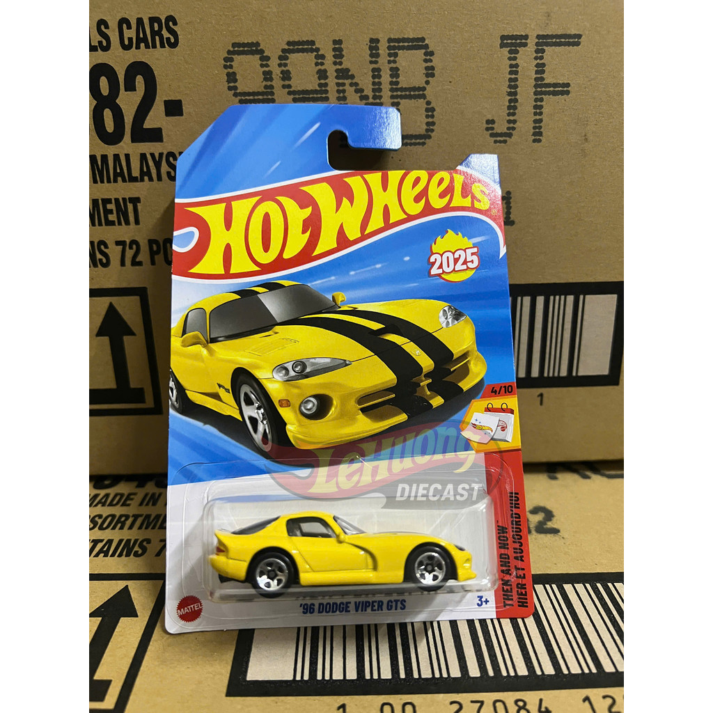 LeHuong Diecast - Hot Wheels 96 Dodge Viper GTS Case B 2026