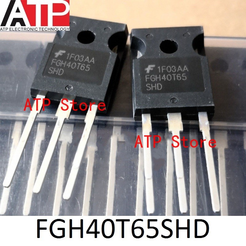 10 ชิ้น/ล็อต 100% ใหม่นําเข้า Original FGH40T65SHD TO-247 FGH40T65SHD-F155 40N65 650V 40A Field Stop