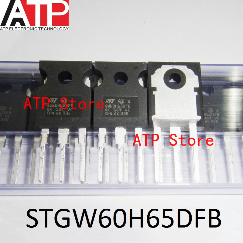 10 ชิ้น/ล็อต 100% ใหม่ Original GW60H65DFB STGW60H65DFB TO-247 ทรานซิสเตอร์ IGBT 650V 60A 375W