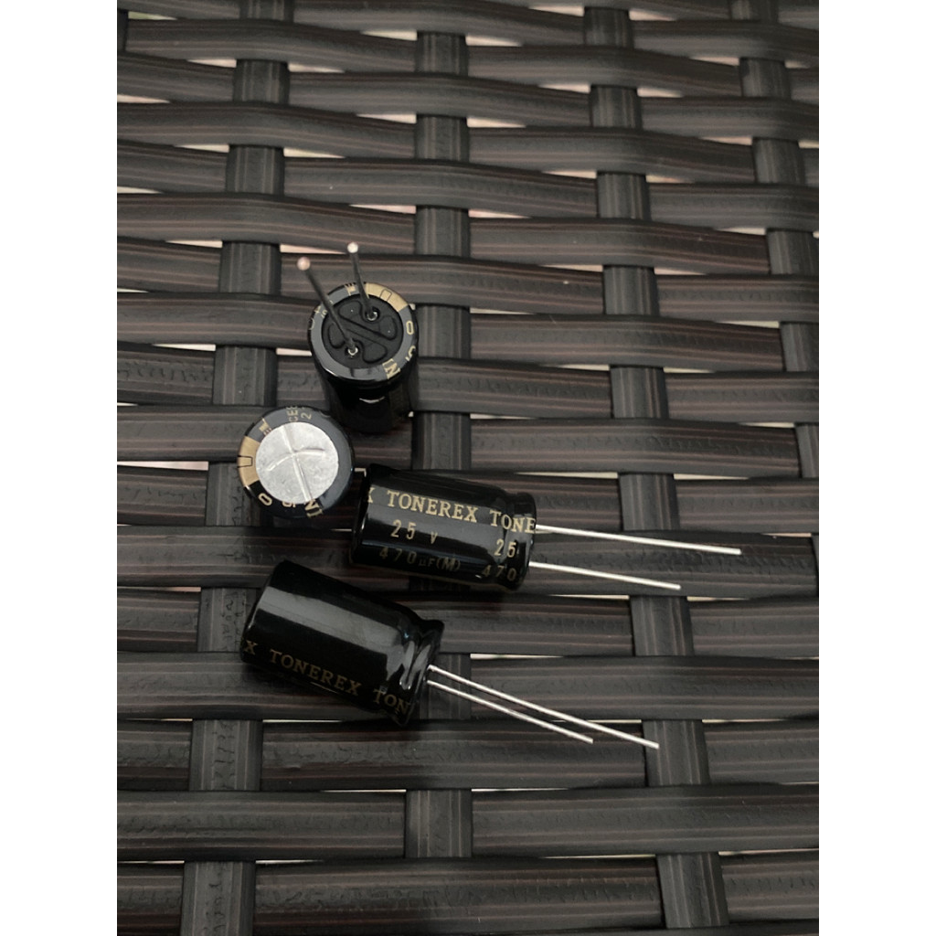 2PCS 470UF 25V ญี่ปุ่น ELNA ELNA ตัวเก็บประจุ 25V470UF จูนเนอร์-TONEREX ทองแดงฟุต