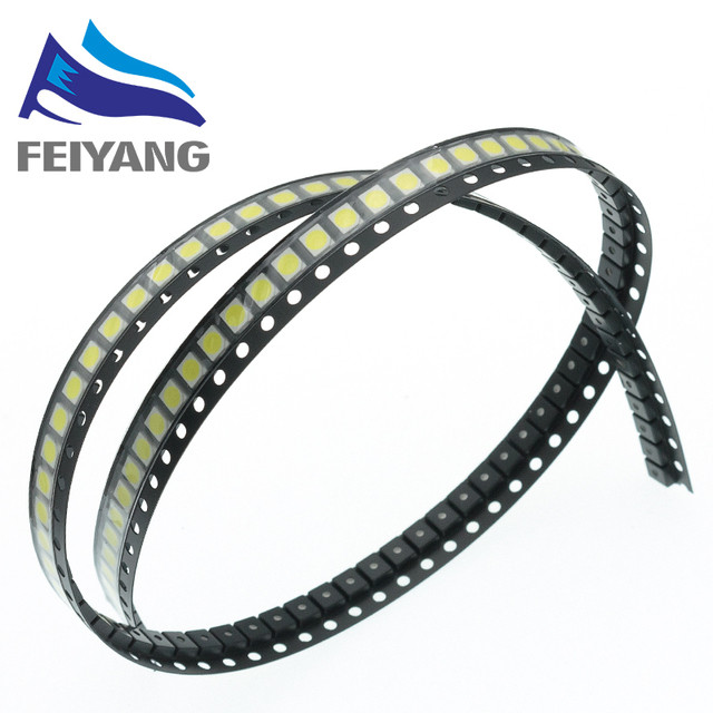 500 ชิ้น 3528 SMD LED สีขาว/วอร์มไวท์ 1210 3528 SMD LED ไดโอดแสงสีขาวสว่างเป็นพิเศษ