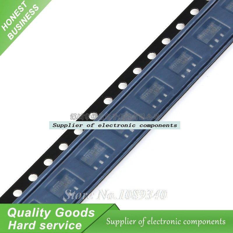 10PCS HT7133 1 HT7133 7133 SOT 89 สาม terminal regulator ใหม่จัดส่งฟรี
