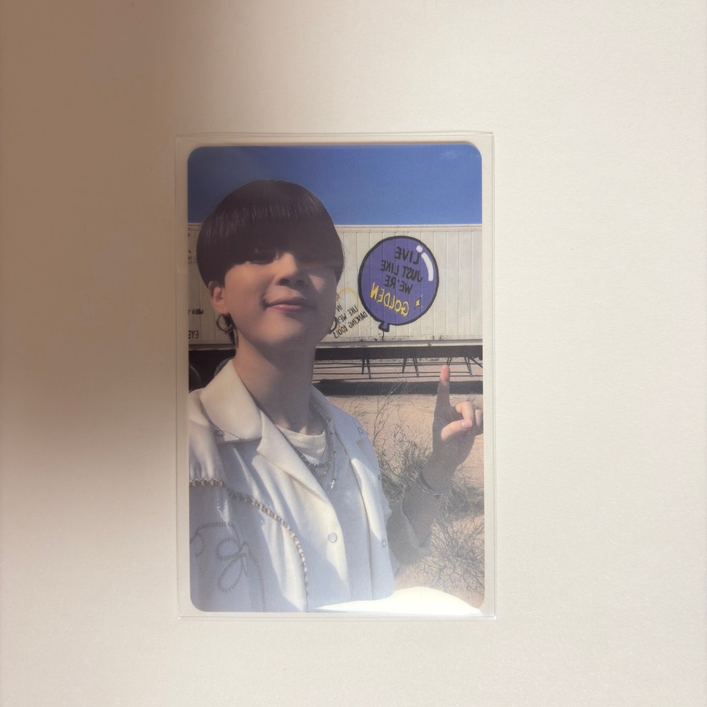 BTS BUTTER M2U RECORDS LUCKY DRAW การ์ดรูปถ่ายอย่างเป็นทางการ Jimin