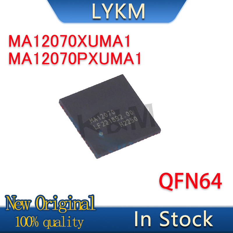 2-5/PCS ใหม่ Original MA12070XUMA1 MA12070 MA12070PXUMA1 MA12070P QFN64 2*80W เสียงเครื่องขยายเสียงช
