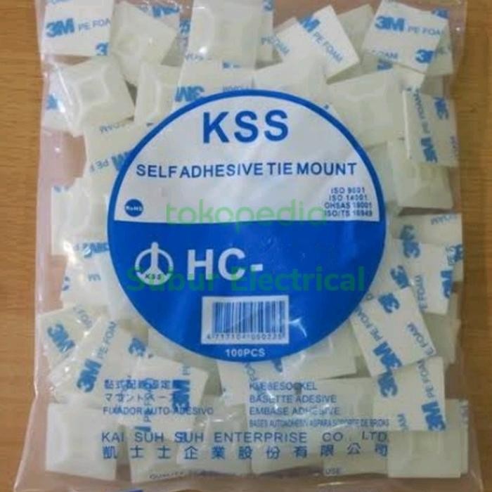 Kss Tie Mount Hc-101/Hc-102/Hc-103 Self Adhesive Tie Mount 3M กาว