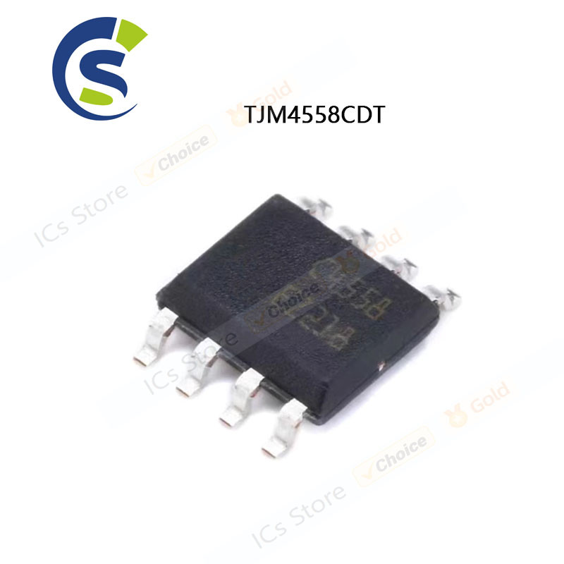 10 ชิ้นใหม่และต้นฉบับ SMD C4558 TJM4558 SOP-8 TJM4558CDT