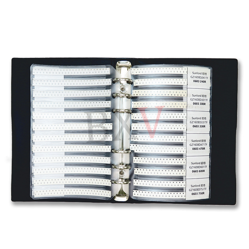 0402 0603 0805 1206 SMD Ferrite ลูกปัดเหนี่ยวนําตัวอย่างหนังสือแม่เหล็กลามิเนตแผ่นแม่เหล็กลูกปัดเหนี