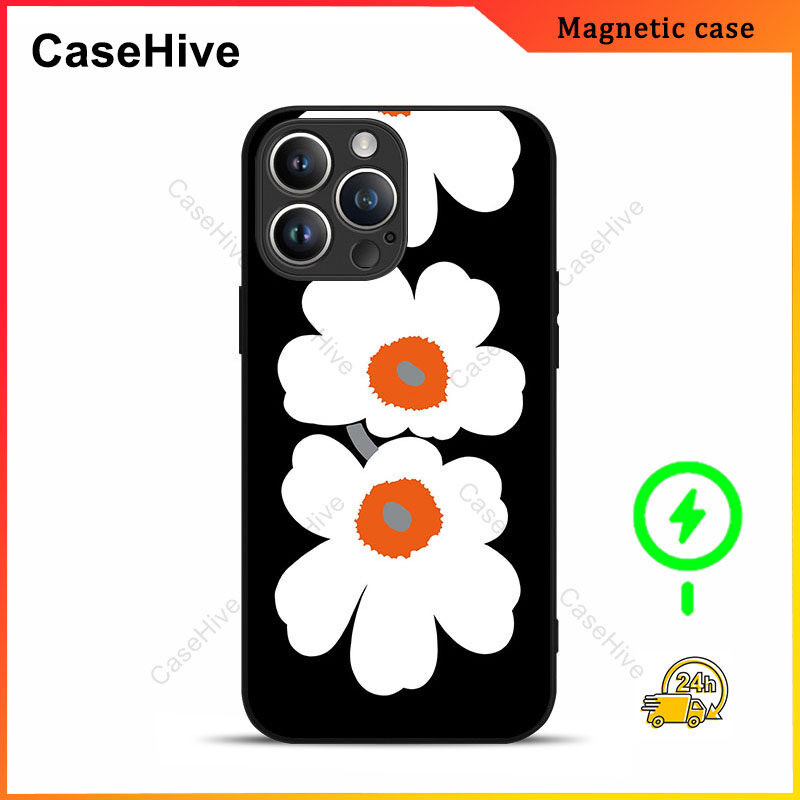 เคสโทรศัพท์ดอกไม้สําหรับ iPhone 17 Pro Max / iPhone 16 Pro Max / 15 Pro Max / 13 / Samsung Galaxy S2