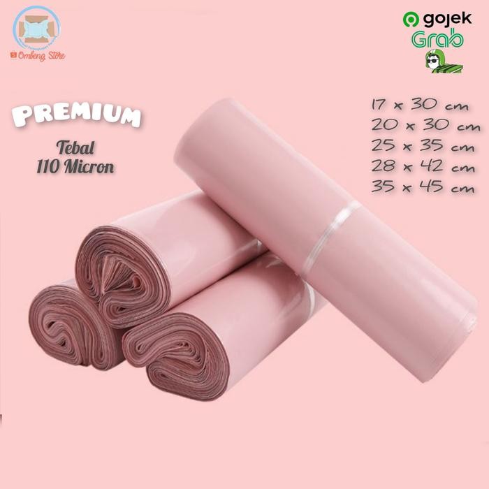 พรีเมี่ยมพลาสติก POLYMAILER BABY PINK PREMIUM GLOSSY/ONLINE ถุงพลาสติก/ห่อพลาสติก/พลาสติก