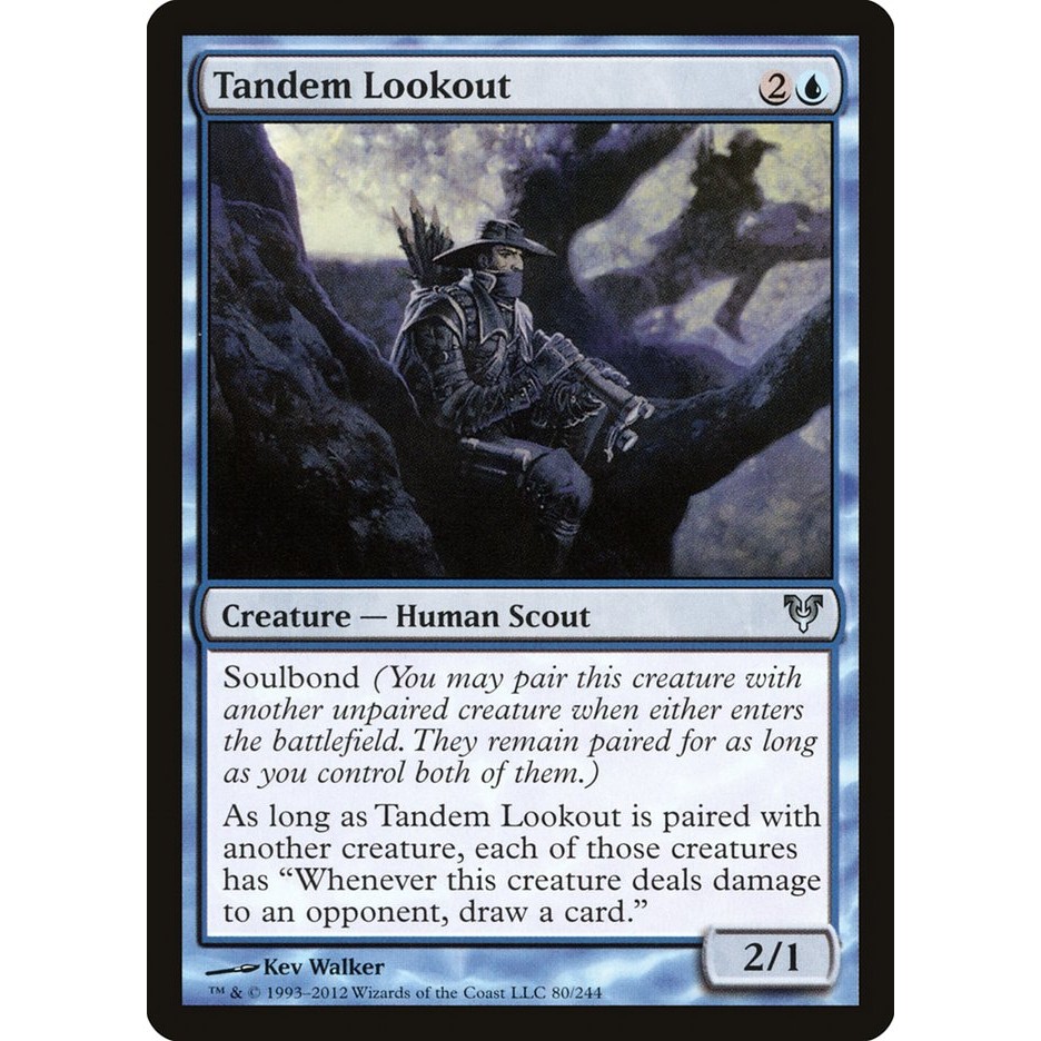 Tandem Lookout การ์ด Magic the Gathering [MTG] ของแท้