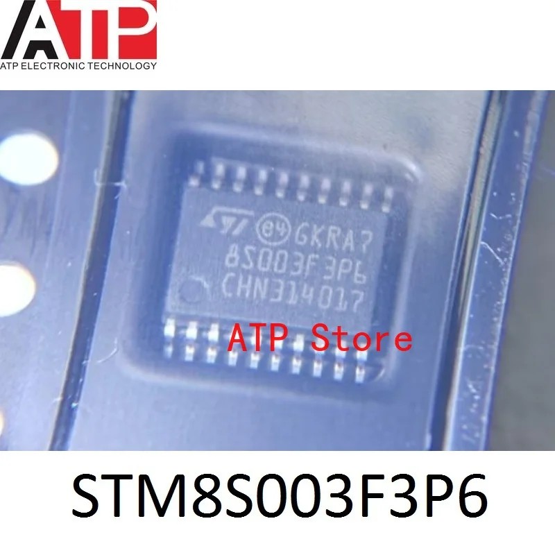 100 ชิ้น/ล็อต 100% ใหม่ Original STM8S003F3P6 8S003F3P6 TSSOP-20 STM8S003 MCU ชิป IC