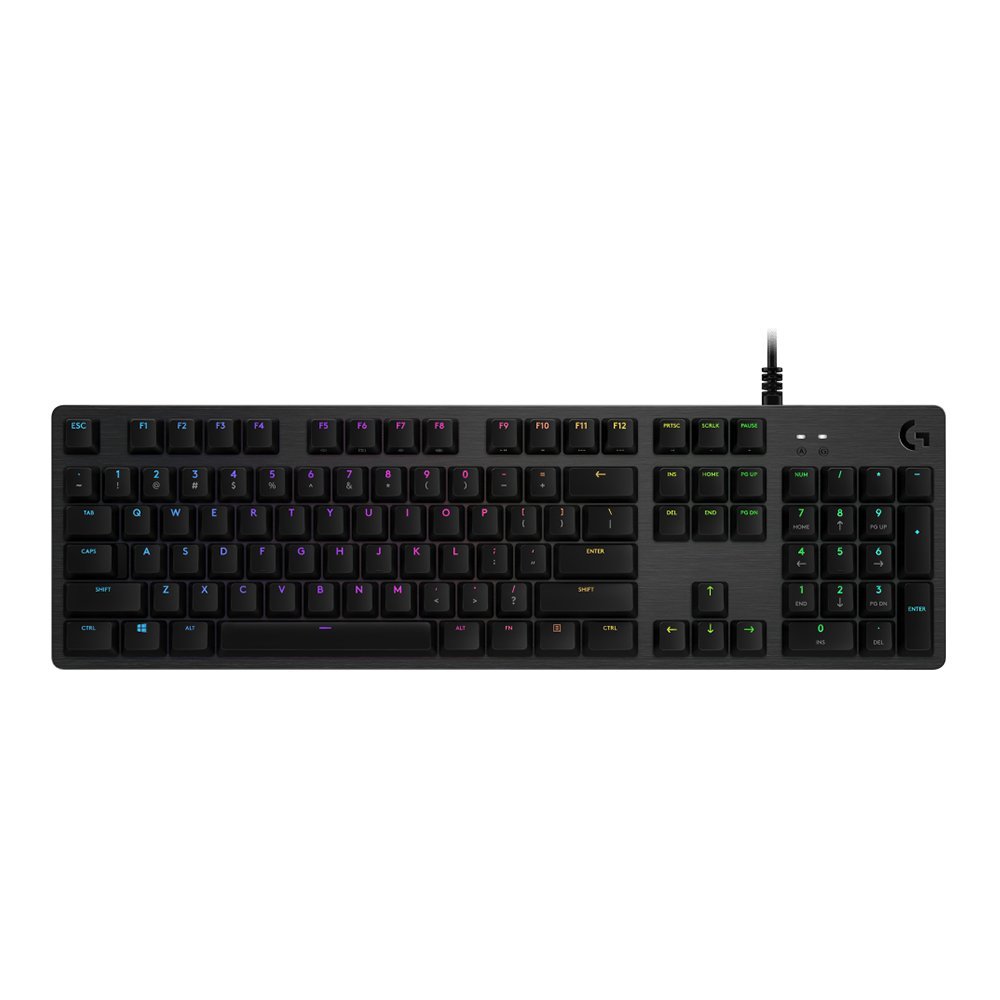 KEYBOARD (คีย์บอร์ด) LOGITECH G G512 (GX BROWN [TACTILE] SWITCH) (RGB LED) (US/TH) [