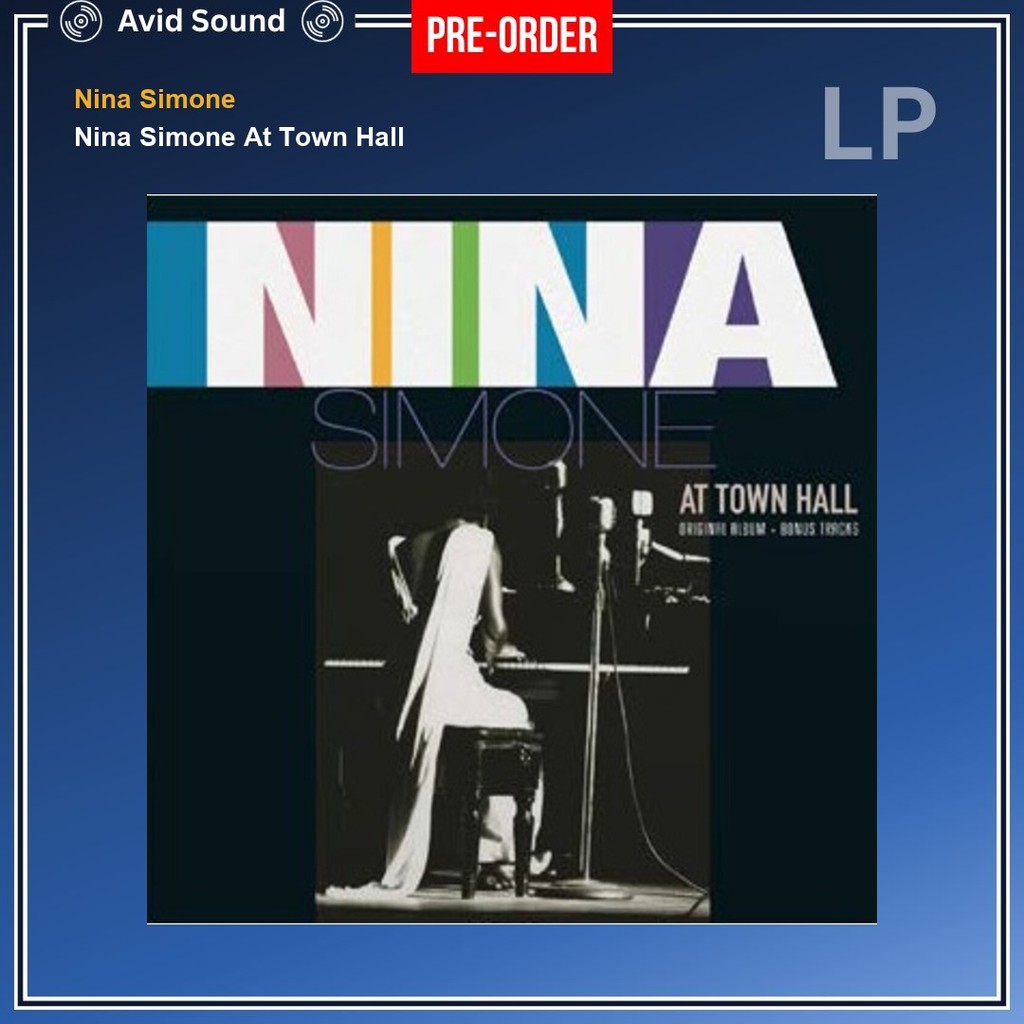 Pre-Order แผ่นเสียง Nina Simone Nina Simone At Town Hall ใหม่ ซีล Nina Simone Vinyl LP
