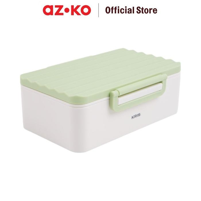 HIJAU Azko Kris 750 Ml Ziga กล่องข้าว - กล่องข้าวสีเขียว กล่องใส่อาหารเกรดอาหาร กล่องข้าว ภาชนะ