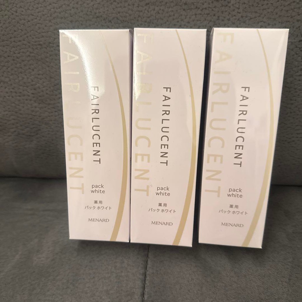 【Direct from Japan】MENARD FAIRLUCE NT ホワイトパック 3個セット【Japan Exclusive】