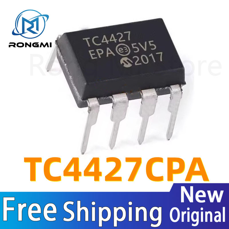 10 ชิ้น/ล็อต TC4427 TC4427CPA TC4427EPA DIP DIP-8 ใหม่เดิม