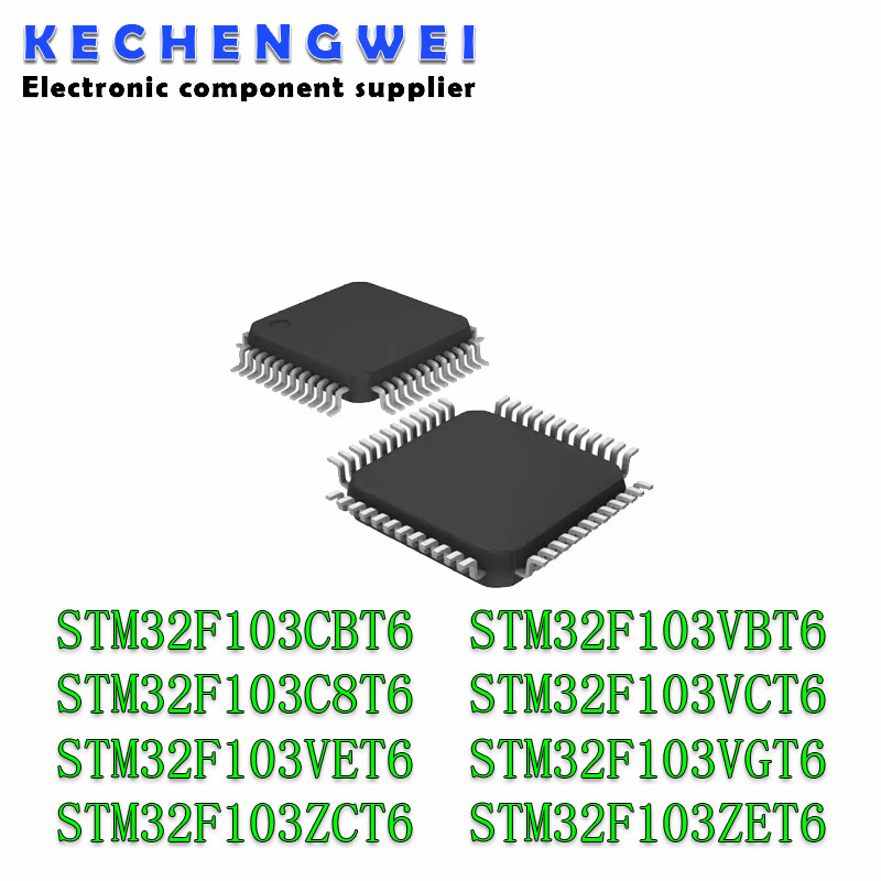 1pcs STM32F103VBT6 STM32F103VCT6 STM32F103VET6 STM32F103VGT6 STM32F103ZCT6 STM32F103CBT6 STM32F10C6 