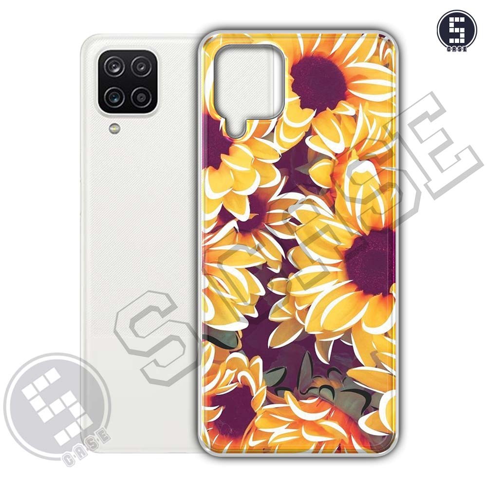 เคสสําหรับ Samsung A12, M12, A22, M32 หลายรุ่น SLC09 Flower Art