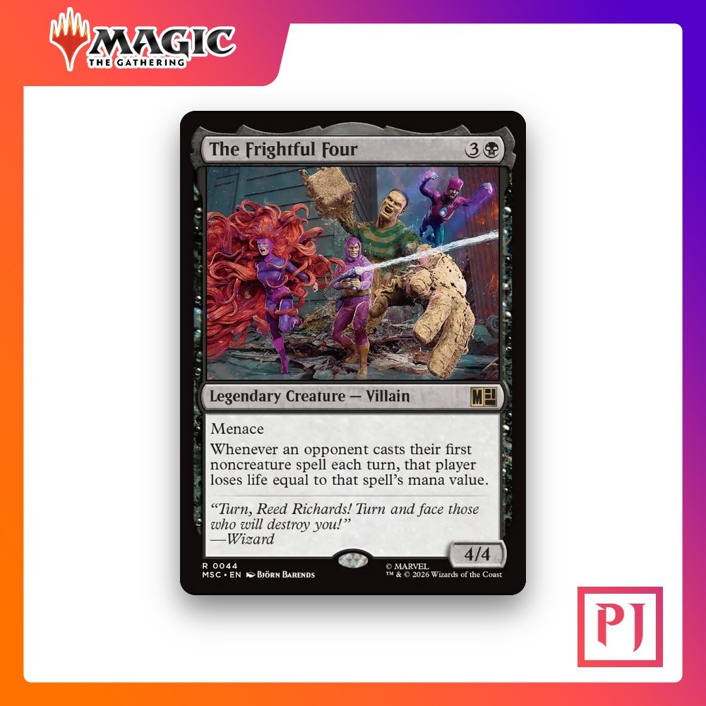 [MTG] The Frightful Four (#44) [MSC] [BLACK] [RARE] | Magic the Gathering