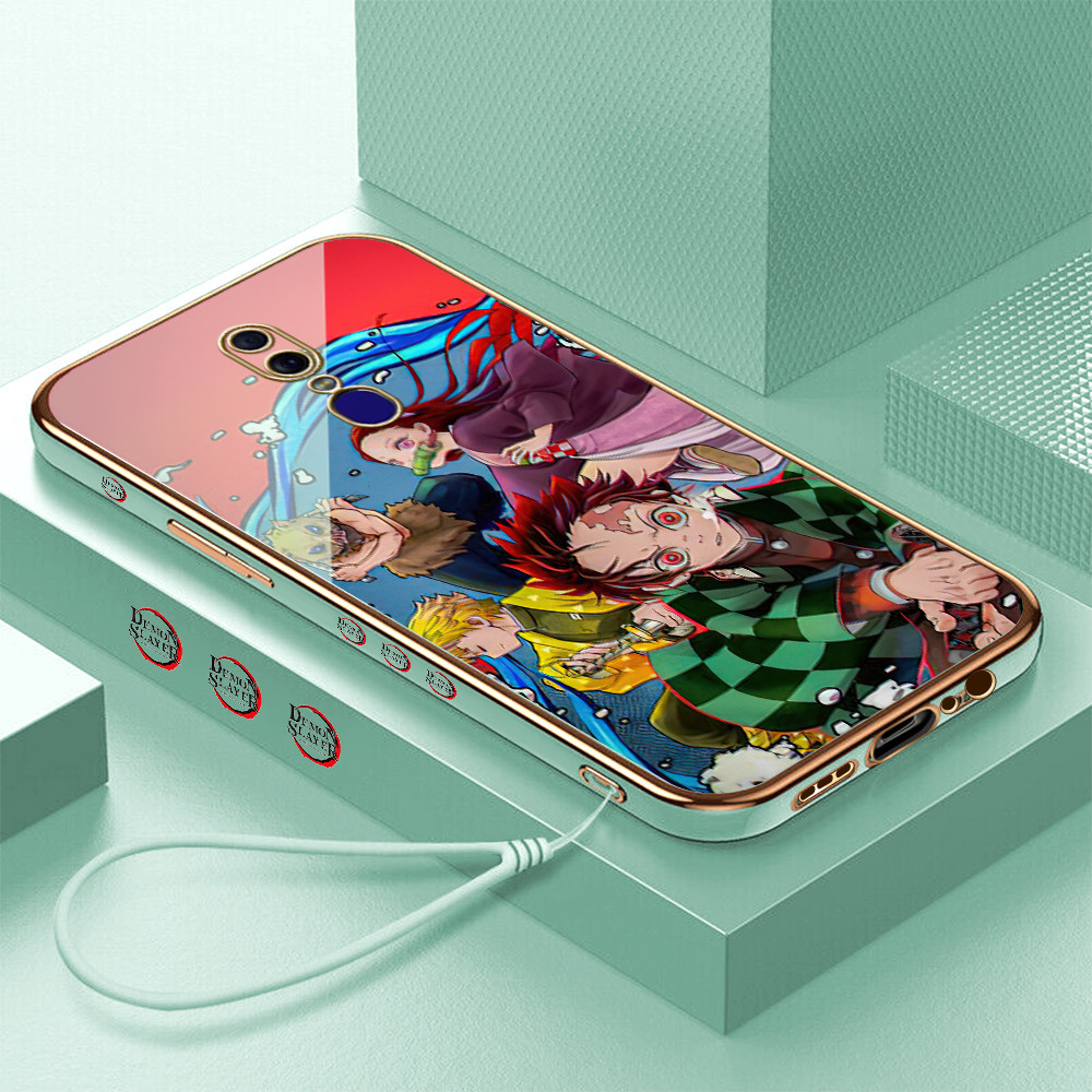 LOKAL [จัดส่งในพื้นที่] OPPO A3 A9 2019 F1S F5 PLUS F7 Youth F11 Pro F9 K3 A7X Casing HP Demon Slaye