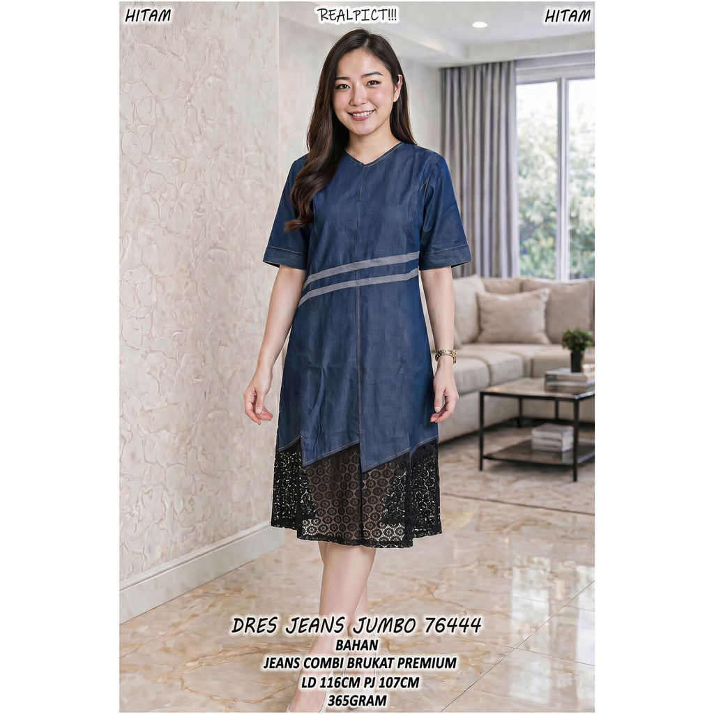 JUMBO JEANS DRESS 76444