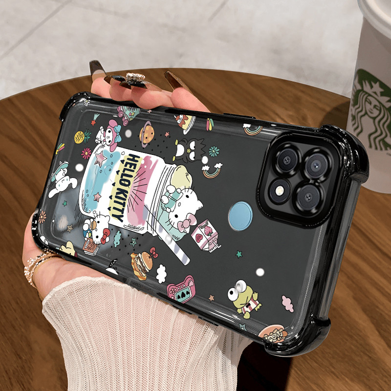 ปลอก Hp สําหรับ OPPO A15 A15s A35 4G เคสปลอกรูปแบบขนมขบเคี้ยว HP Kesing สี่ Anti Drop มุมซิลิโคน Sof