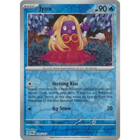 Pokemon Jynx Card - 046/167 - Common Reverse Holo