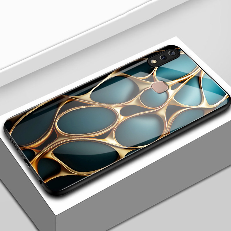 เคสสำหรับ VIVO Y85 Y85A V9 V9 Pro V9 Youth Z1 Z1i Z3x เคสโทรศัพท์อัญมณีเปลือกแก้วกันกระแทก