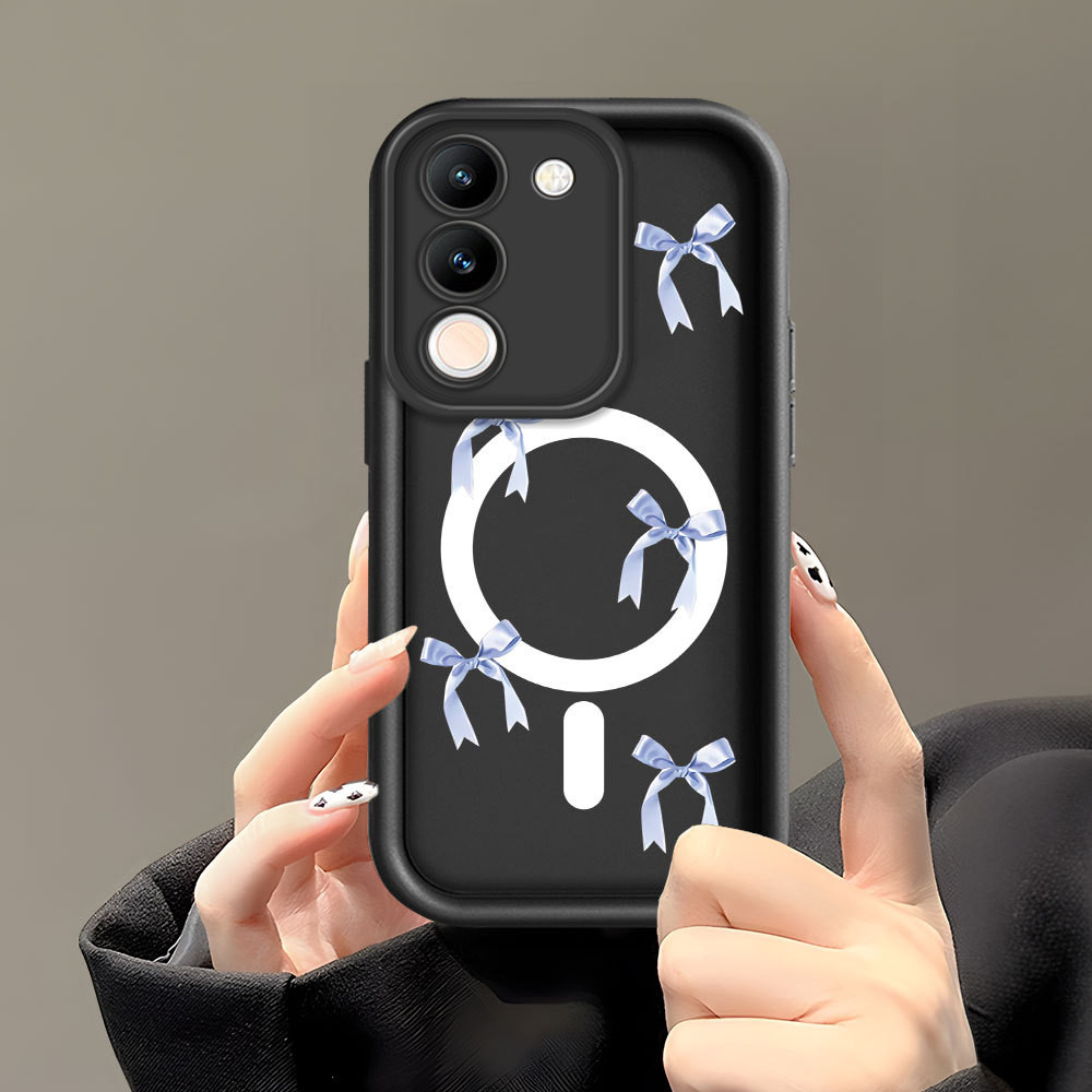 VIVO V29E 5G สําหรับเคสโทรศัพท์ Softcase Soft Cesing Handphone ยอดนิยมปลอกการ์ตูน Cassing Hp ผีเสื้อ