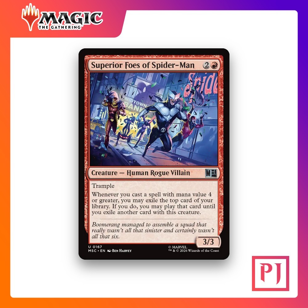 [MTG] Superior Foes of Spider-Man (#167) [MSC] [RED] [UNCOM] | Magic the Gathering