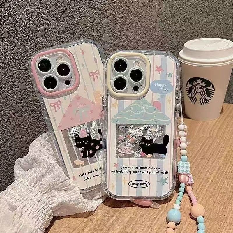 HP Soft Cat Cake อาวุโส Happy Casing Xiaomi M7 Plus C85 C75 C65 C71 X7 F7 Pro M3 12 Lite X5 F5 M5S 1