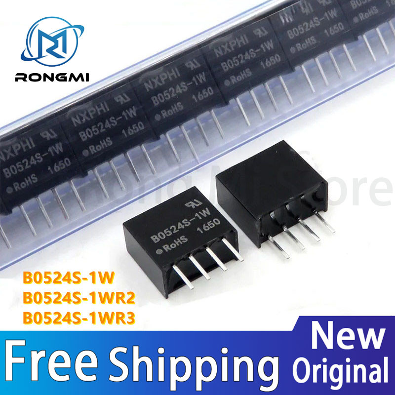 5 ชิ้น/ล็อตใหม่ B0524S B0524S-1W B0524S-1WR2 B0524S-1WR3 5V ถึง 24V DC-DC แยกแหล่งจ่ายไฟในสต็อกขายส่