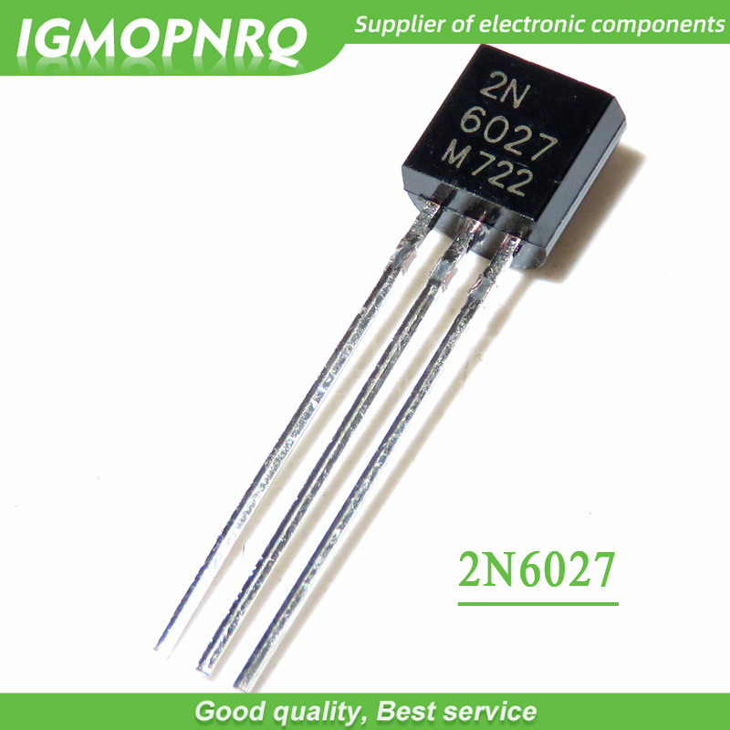 10PCS 2N6027 6027 ถึง 92 โปรแกรมเฟสเดียวทรานซิสเตอร์ใหม่เดิม